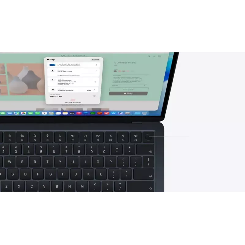 Nešiojamas kompiuteris Apple MacBook Air M5 13,6 colio (34,5 cm) 16 GB RAM 512 GB SSD Mėlynas