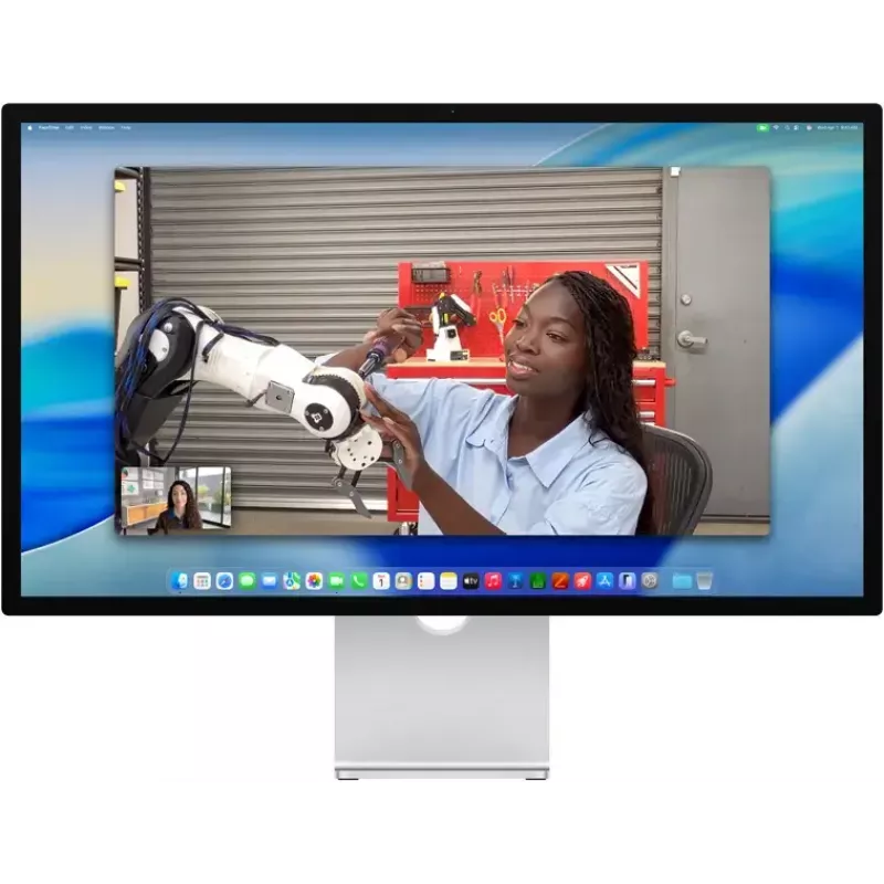 Monitorius Apple Studio Display 27 colių (68,6 cm) 5K Ultra HD LED, Nano-tekstūros stiklas, VESA tvirtinimo adapteris, sidabrinis