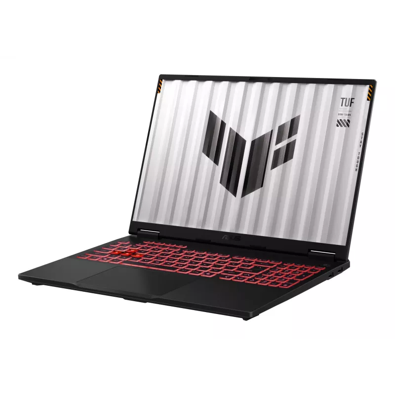 ASUS TUF Gaming A16 FA608UH-RV115W nešiojamas kompiuteris 40,6 cm (16 colių) WUXGA AMD Ryzen™ 7 260 16 GB DDR5-SDRAM 512 GB SSD NVIDIA® GeForce RTX™ 5050 Wi-Fi 6E (802.11ax) Windows 11 Home pilka