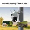 IP stebėjimo kamera IMOU Cruiser Dual 2C 4G Turret Lauko 2304×1296 3.6 mm lęšis Lubos/siena