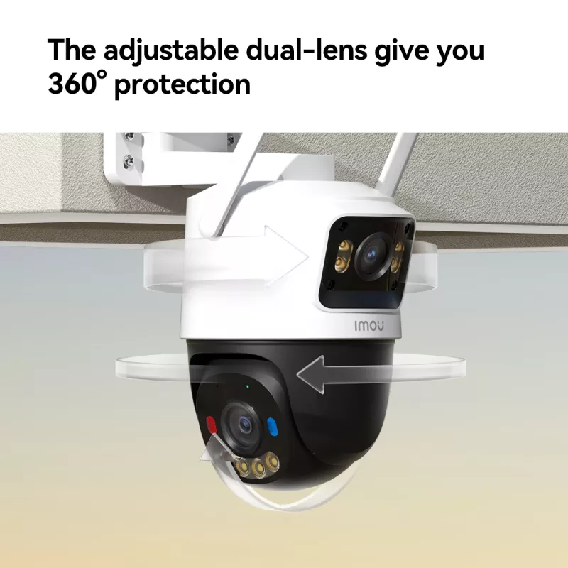 IP stebėjimo kamera IMOU Cruiser Dual 2C 4G Turret Lauko 2304×1296 3.6 mm lęšis Lubos/siena