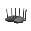 Stalinis maršrutizatorius ASUS RT-BE90U BE9400 AiMesh — Triju dažnių Wi‑Fi 7 (2.4/5/6 GHz), 9400 Mbps, 2.5 Gigabit Ethernet, 4× RJ‑45 LAN, USB, Juodas