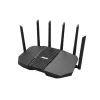Stalinis maršrutizatorius ASUS RT-BE90U BE9400 AiMesh — Triju dažnių Wi‑Fi 7 (2.4/5/6 GHz), 9400 Mbps, 2.5 Gigabit Ethernet, 4× RJ‑45 LAN, USB, Juodas
