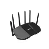 Stalinis maršrutizatorius ASUS RT-BE90U BE9400 AiMesh — Triju dažnių Wi‑Fi 7 (2.4/5/6 GHz), 9400 Mbps, 2.5 Gigabit Ethernet, 4× RJ‑45 LAN, USB, Juodas