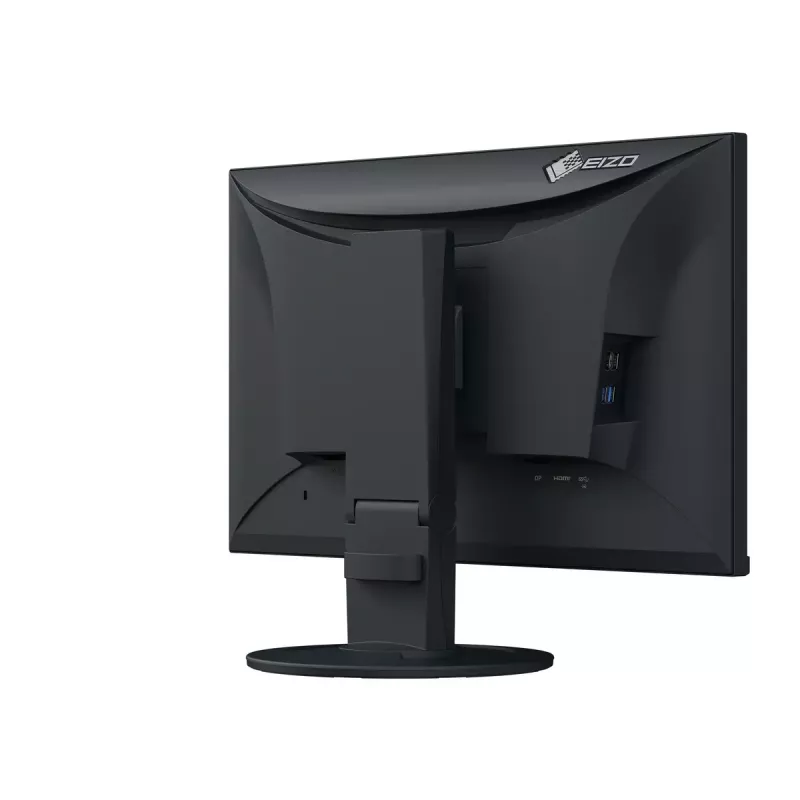 Monitorius EIZO FlexScan EV2400R-BK 23,8 col. (60,5 cm) Full HD 1920x1080 IPS LCD, 5 ms, USB centras, garsiakalbiai, VESA, aukštis reguliuojamas, juodas