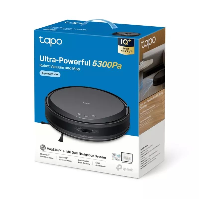TP-Link Tapo RV20 Max Juodas