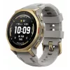 Išmanusis laikrodis Amazfit T-rex 3 Pro 44 mm, 1,32 colio AMOLED 466×466, 16 GB, 64 MB RAM, GPS, Wi-Fi, atsparus vandeniui 45 m, auksinis korpusas, pilkas silikoninis dirželis