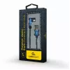 USB 2.0 duomenų laidas Gembird CC-USB2J-AMLML-1M-BL — USB A į Micro-USB B/Lightning, 1 m, mėlynas/juodas