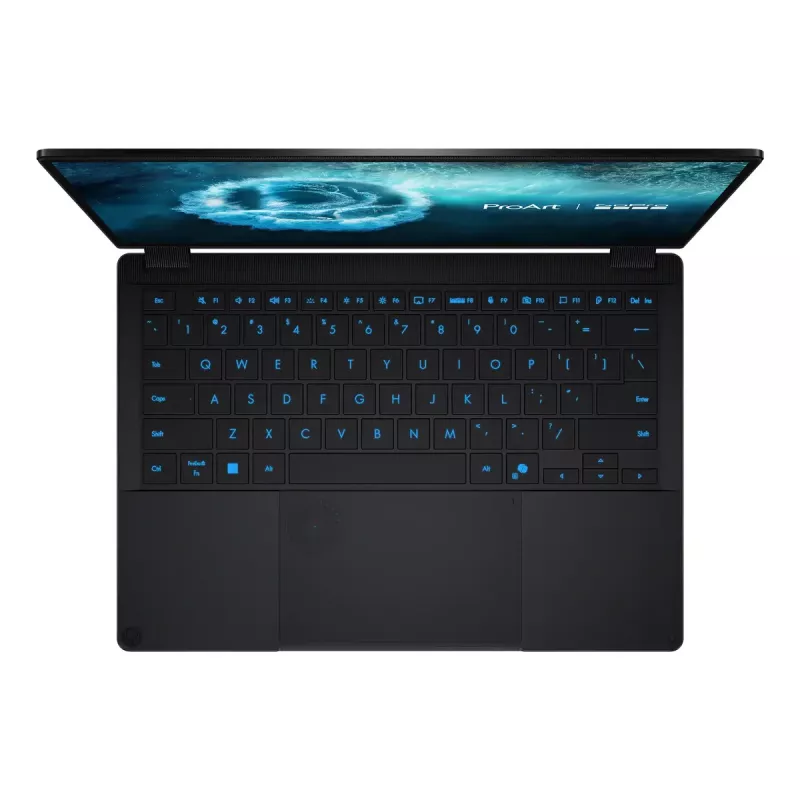 Konvertuojamas 2-in-1 nešiojamas kompiuteris ASUS ProArt PX13 HN7306EAC GoPro Edition — AMD Ryzen AI Max+ 395, 3 GHz, 13,3 colio 3K liečiamasis, 128 GB LPDDR5x, 1 TB SSD, Windows 11 Pro, juodas