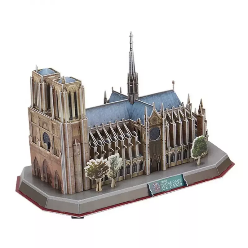 3D dėlionė CubicFun Dievo Motinos katedra (Šviesos) DA-20509