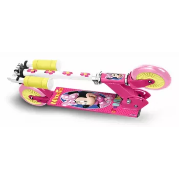 Paspirtukas vaikiškas Pulio STAMP 2-Wheel Minnie – dviratis paspirtukas su kompaktišku dizainu