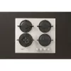 Whirlpool AKT 625/WH įmontuojama dujinė kaitlentė, 60 cm, 4 zonos, juoda/balta