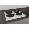 Whirlpool AKT 625/WH įmontuojama dujinė kaitlentė, 60 cm, 4 zonos, juoda/balta