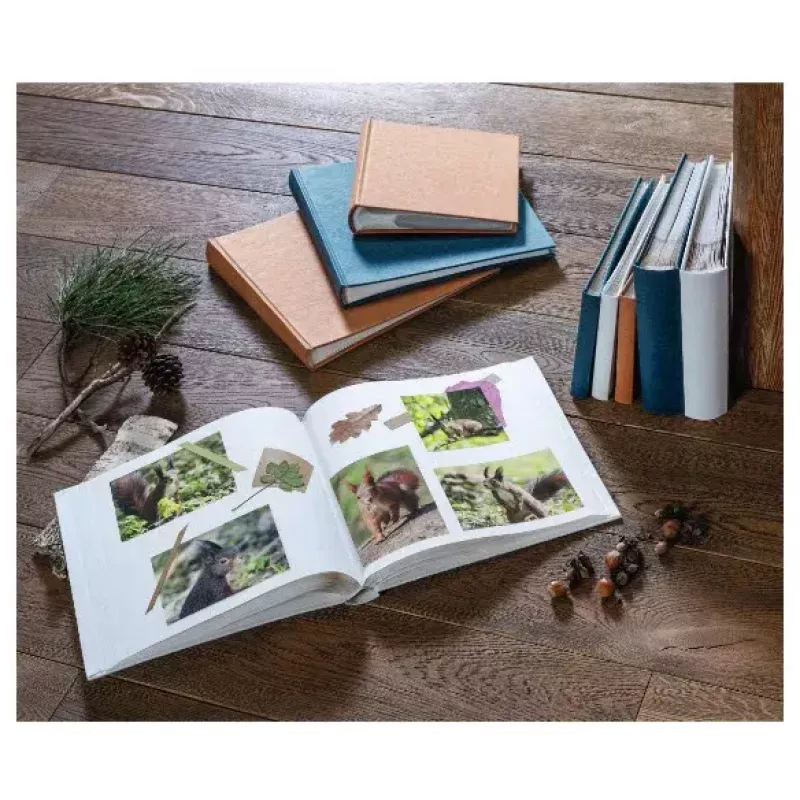 Hama raukšlėtas fotoalbumas Baltas 160 lapų 10x15 Knygos įrišimas