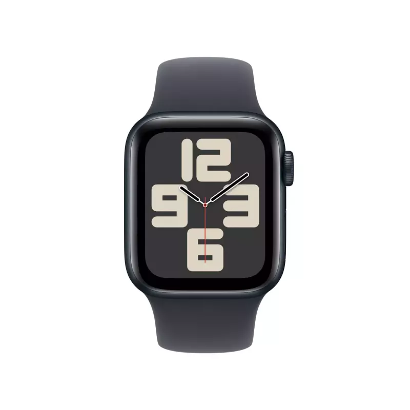 Išmanusis laikrodis Apple Watch SE GPS + Cellular 40mm vidurnakčio aliuminio korpusas su vidurnakčio sportine juostele - S/M
