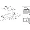 Whirlpool WRD 6030 B juoda įmontuojama 30 cm keraminė kaitlentė su 2 zonomis