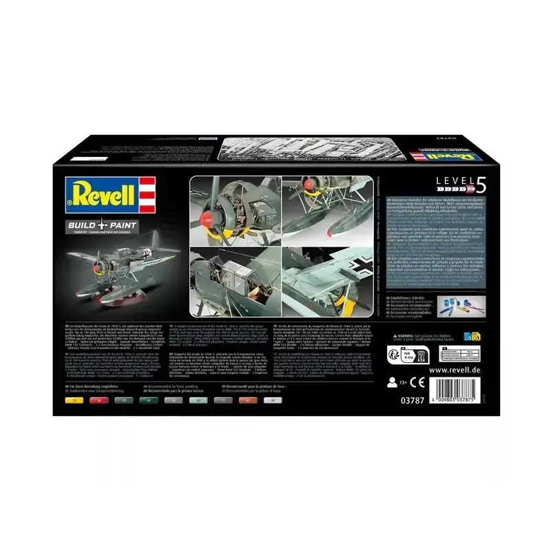 Plastikinis modelis REVELL ARADO AR 196A-3 jūrinis lėktuvas 1:32 mastelio rinkinys