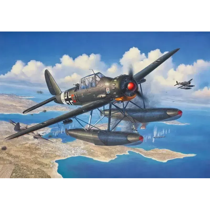 Plastikinis modelis REVELL ARADO AR 196A-3 jūrinis lėktuvas 1:32 mastelio rinkinys