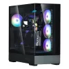 PC korpusas Zalman P40 Prism Plus Midi Tower Juodas