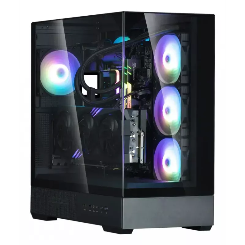 PC korpusas Zalman P40 Prism Plus Midi Tower Juodas