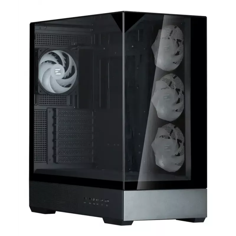 PC korpusas Zalman P40 Prism Plus Midi Tower Juodas