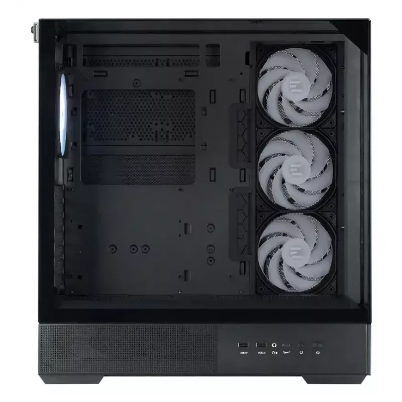 PC korpusas Zalman P40 Prism Plus Midi Tower Juodas