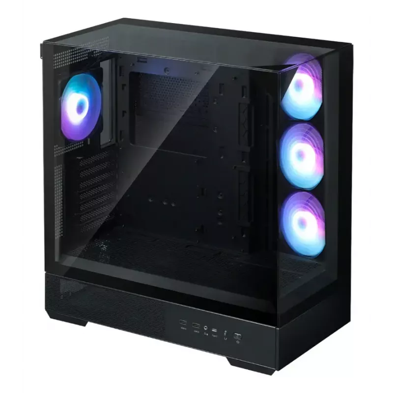 PC korpusas Zalman P40 Prism Plus Midi Tower Juodas