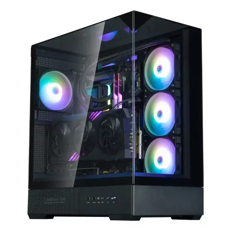 PC korpusas Zalman P40 Prism Plus Midi Tower Juodas
