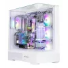 Korpusas PC Zalman P40 Prism Plus White Midi Tower