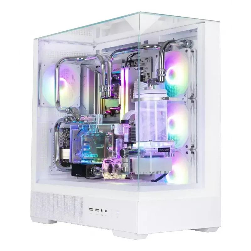 Korpusas PC Zalman P40 Prism Plus White Midi Tower