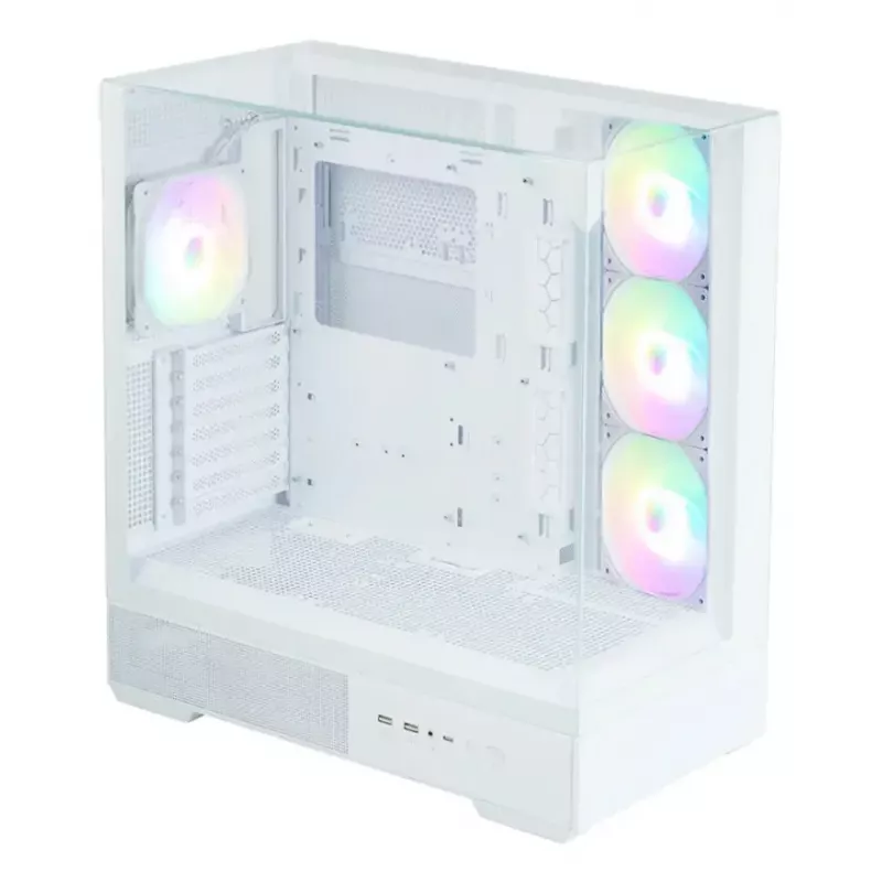 Korpusas PC Zalman P40 Prism Plus White Midi Tower