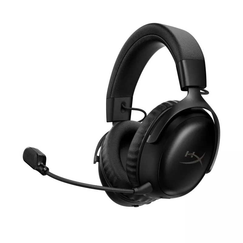 HyperX Cloud III S Wireless – Belaidės ausinės žaidimams (Juodos)