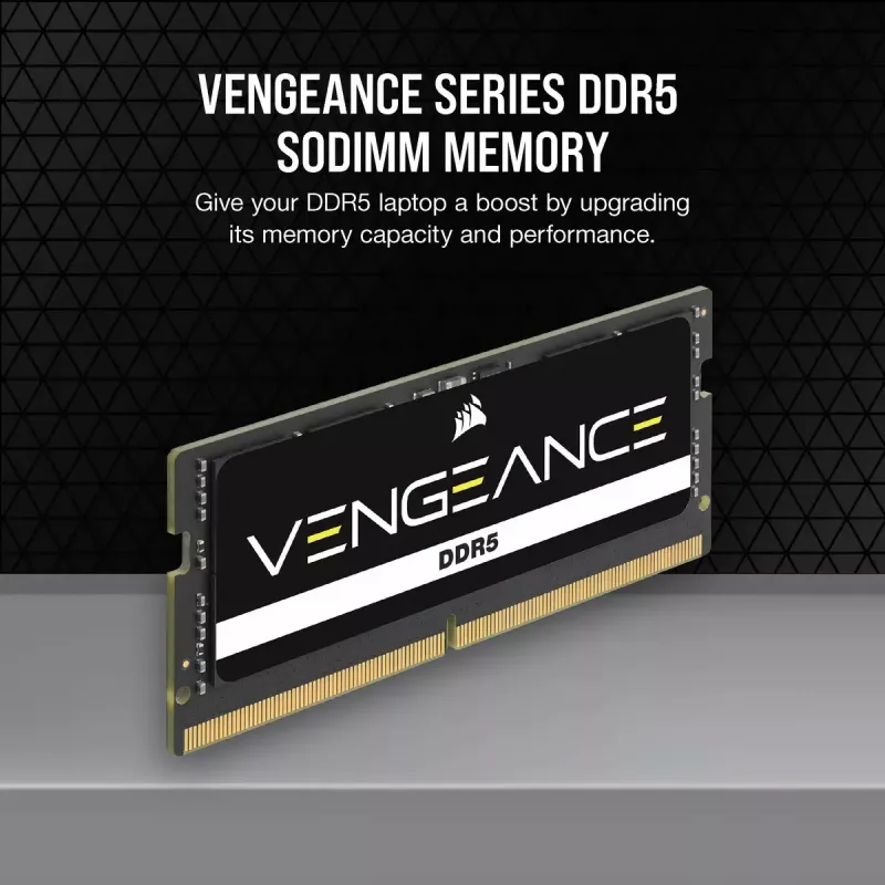 Nešiojamojo kompiuterio atmintis CORSAIR Vengeance DDR5 24 GB SO-DIMM 4800 MHz 262 kontaktų 1.1V CL40
