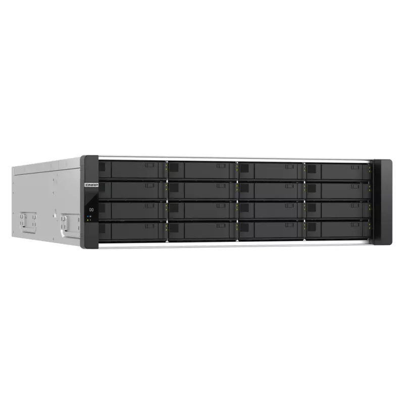 QNAP ES1686dc R2 NAS stovas (3U) Intel® Xeon® D D-2142IT 48 GB DDR4 0 TB QNAP QES juoda, pilka