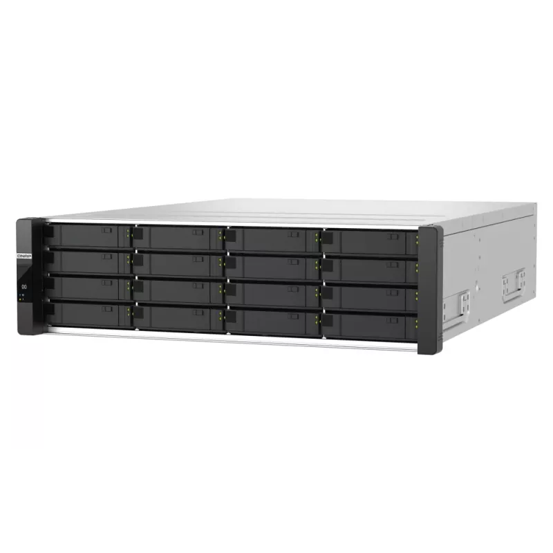 QNAP ES1686dc R2 NAS stovas (3U) Intel® Xeon® D D-2142IT 48 GB DDR4 0 TB QNAP QES juoda, pilka