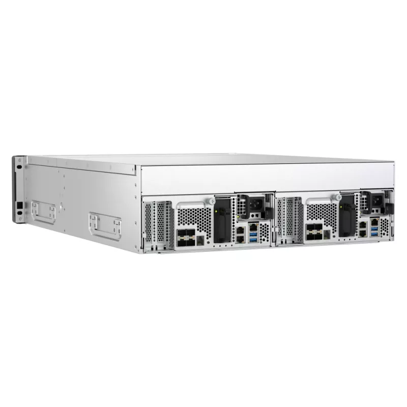 QNAP ES1686dc R2 NAS stovas (3U) Intel® Xeon® D D-2142IT 48 GB DDR4 0 TB QNAP QES juoda, pilka