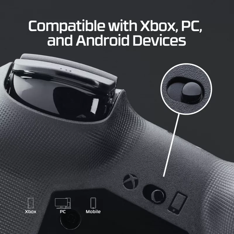 HyperX Clutch Tanto Mini WD žaidimų pultas, Xbox, Xbox One, laidinis, USB, juodas, 2,95 m