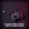 HyperX Clutch Tanto Mini WD žaidimų pultas, Xbox, Xbox One, laidinis, USB, juodas, 2,95 m