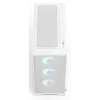 Fractal Design Pop 2 Air White TG RGB Midi Tower kompiuterio korpusas – ATX/Micro‑ATX/Mini‑ITX, grūdintas stiklas, 3x120 mm priekiniai ventiliatoriai