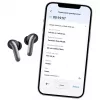 Belaidės ausinės Audiocore AC591 PRO – hibridinis ANC, ENC, 6 mikrofonai, USB-C įkrovimas, iki 9h grojimo, suderinamos su Tuya, juodos