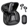 Belaidės ausinės Audiocore AC591 PRO – hibridinis ANC, ENC, 6 mikrofonai, USB-C įkrovimas, iki 9h grojimo, suderinamos su Tuya, juodos