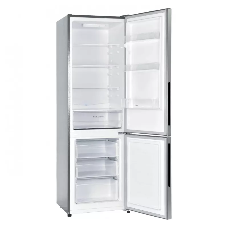 Candy City Combi CCG3L517ES laisvai pastatomas šaldytuvas, 262 L, sidabrinis