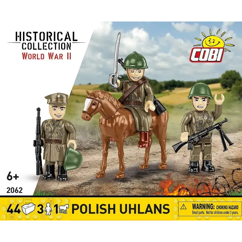 Cobi Blokai Lenkų Ulėnai 44 elementų konstravimo rinkinys COIB-2062
