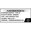 Cobi konstruktorius Sd.Kfz.8 su 8.8 cm Flak 36 pabūklu, 975 dalių