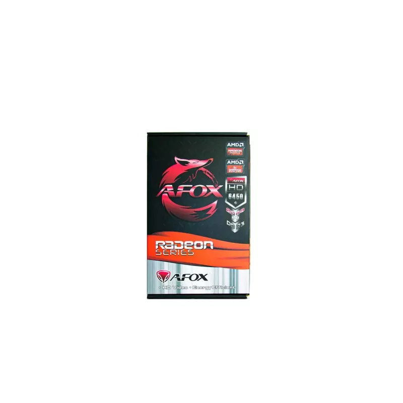 Vaizdo plokštė AFOX Radeon HD 6450 2GB DDR3 64-bit DVI HDMI VGA Low Profile Pasyvi AF6450-2048D3L9-V2