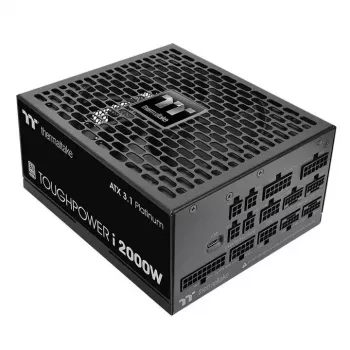 Maitinimo blokas Thermaltake Toughpower i2000W 2000 W, 24 kontaktų ATX, 80 PLUS Platinum, 140 mm ventiliatorius, ATX, juodas
