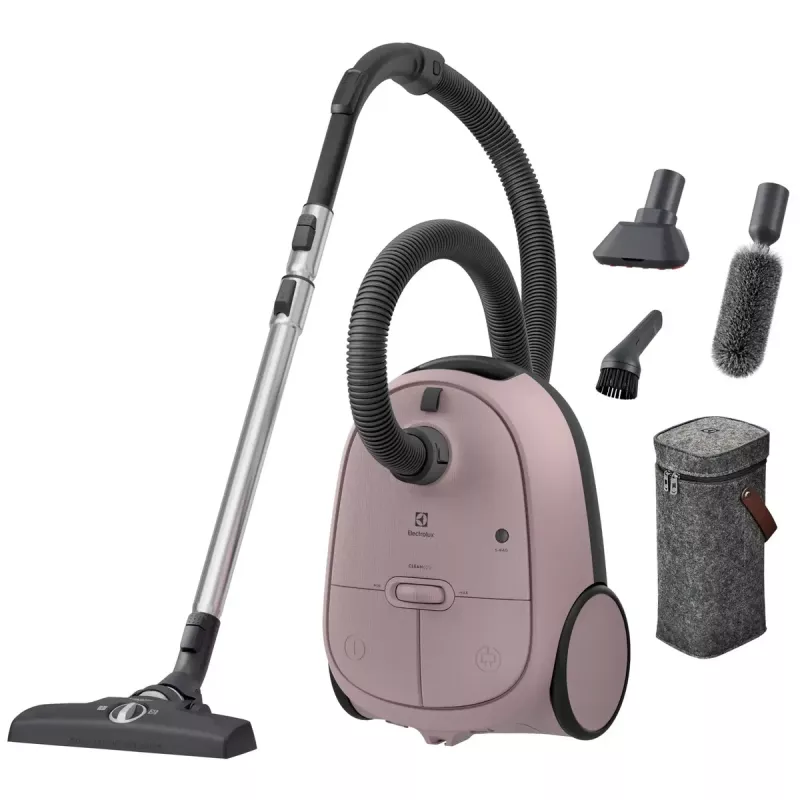 Cikloninis dulkių siurblys Electrolux EB61CWPTD — 850 W, 3,5 L dulkių maišas, sausas valymas, rožinis