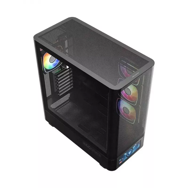 Kompiuterio korpusas MODECOM VOLCANO AQ500 ARGB MIDI juodas