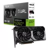 Vaizdo plokštė ASUS GeForce RTX 5060 Ti Dual — 8 GB GDDR7, 128 bitų, PCIe 5.0, aktyvus aušinimas (2 ventiliatoriai), maks. 7680×4320