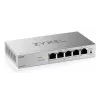 Valdomas L2 Gigabit PoE stalinis komutatorius Zyxel GS1200-5HPV3 — 5x Gigabit (10/100/1000), PoE, DC-in, 10 Gbps perjungimo talpa